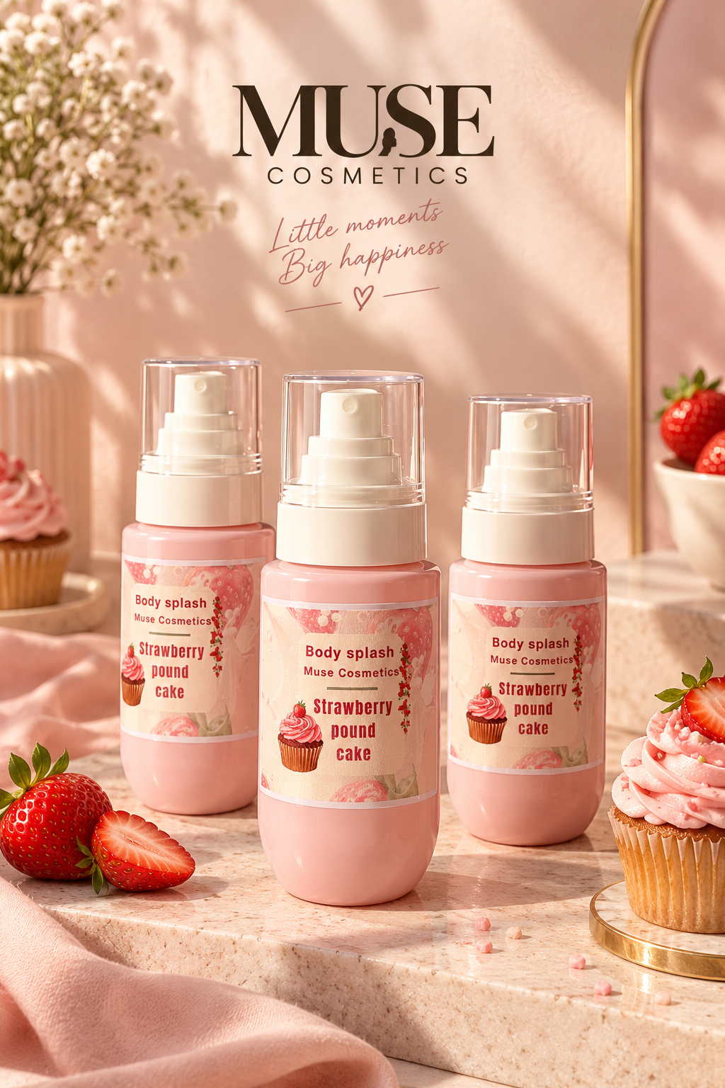Hair mist| Strawberry pound cake