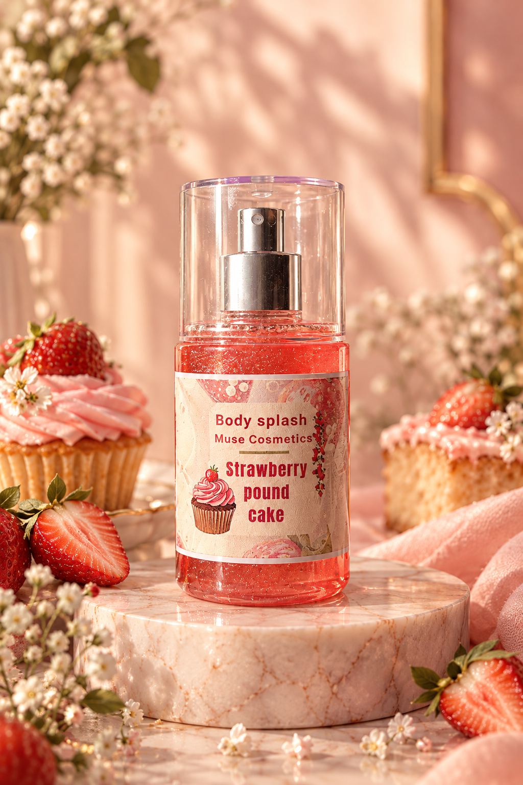 Body Splash | Strawberry pound cake